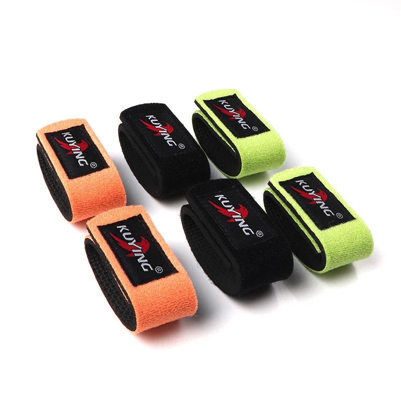 2 unids/pack versión mejorada de correa elástica para caña de pescar banda para poner juntos accesorios de pesca de neopreno - imagen 2