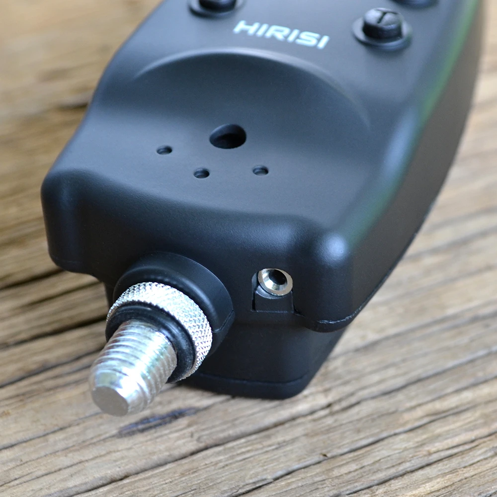 Hirisi-alarma de mordedura de pesca de carpa con luz LED, indicador de alarma de pesca, equipo de aparejos de pesca - imagen 4