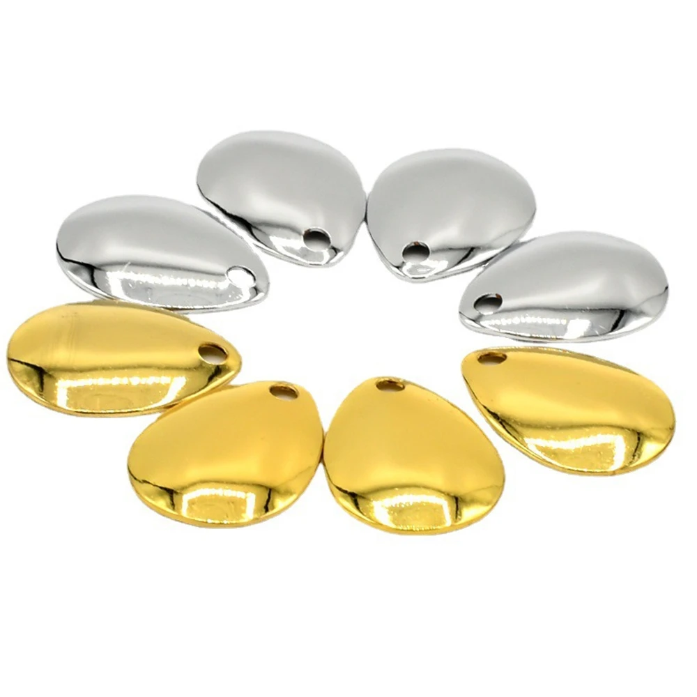 1000 Uds. Señuelo de Pesca con lentejuelas de Metal en forma de gota de agua, señuelo de Pesca de carpa, cebo de Pesca con ruido, accesorios de lentejuelas giratorios, cuchara de Pesca