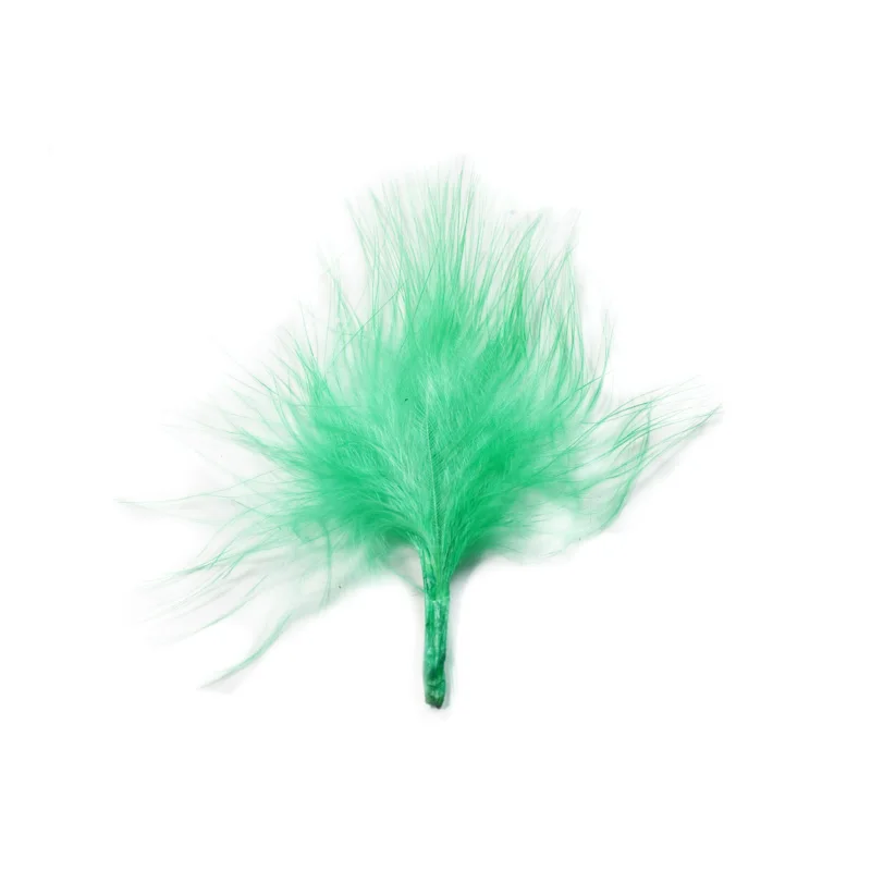 Plumas de Marabú para atado de moscas – Pavo sangre varios colores - imagen 5