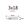3mm 18mm 2balls