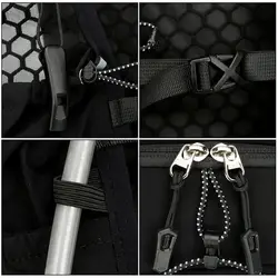 Mochila ligera para correr, chaleco reflectante con correa ajustable, chaleco de almacenamiento para botella de agua corriente con soporte para teléfono