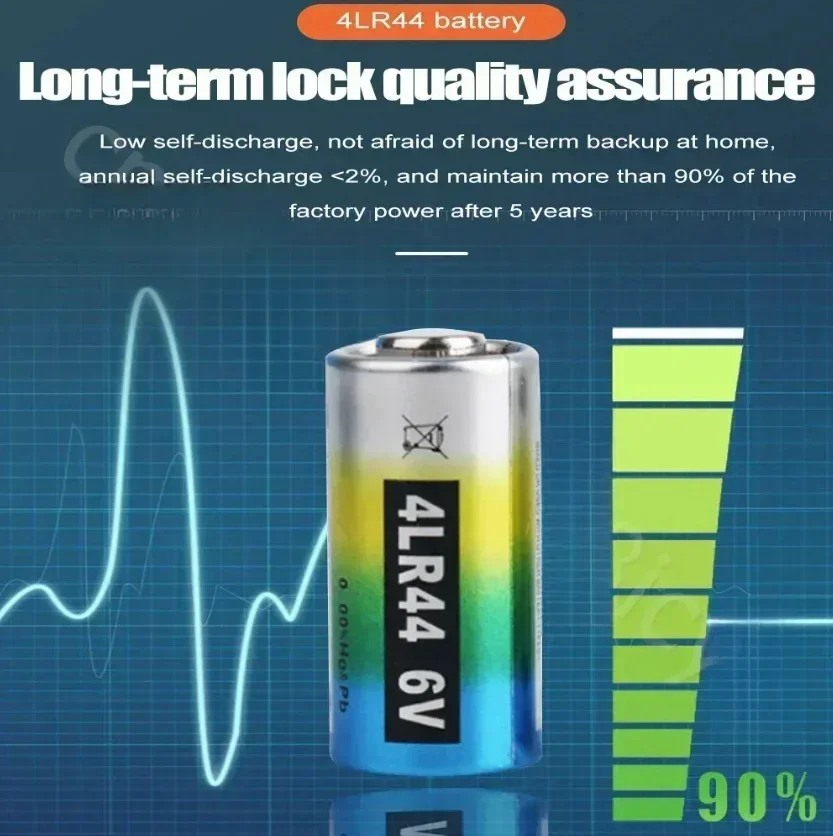Batería alcalina 6V 4LR44 PX28A para alarmas de pesca - imagen 4
