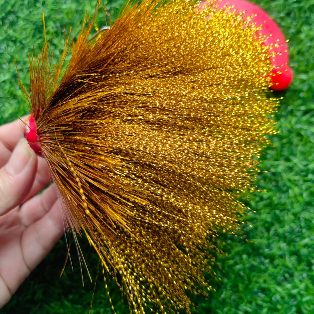 Ratón bebé Swimbait Bucktail ratón señuelo bigote aparejo Muskie Pike juego de pesca cuerpo atado a mano aparejo sólido - imagen 5