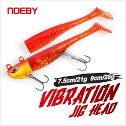 Noeby Señuelo Vibrador Shad Cabeza Plomada Cola T Lubina