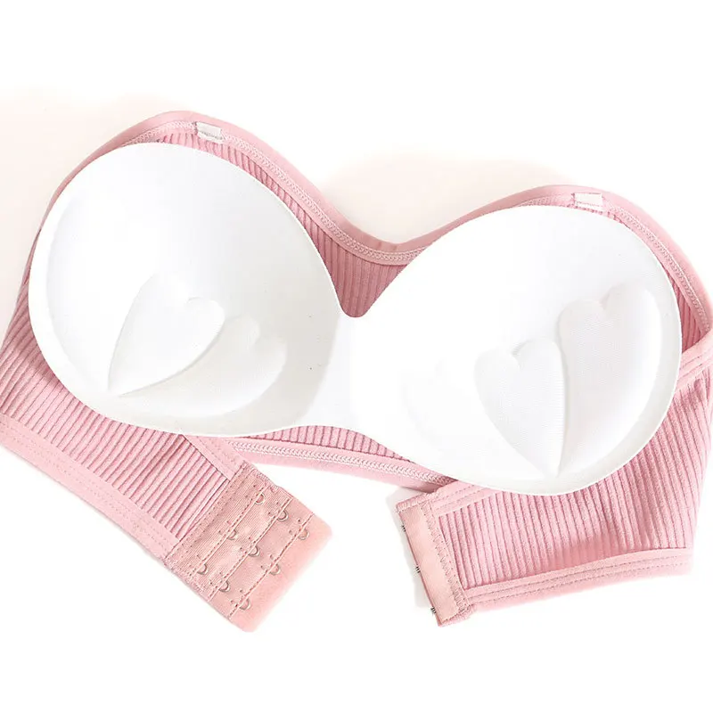 Top Sexy sin tirantes para mujer, sujetadores deportivos para Yoga y Fitness, sujetador envuelto, ropa interior elástica recortada, Top Bandeau, 1 ud., gran oferta