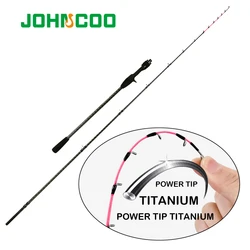 JOHNCOO-caña de pescar de pulpo con punta sensible, 1,7 m M ML, para Jigging, potente Punta de titanio para peces grandes