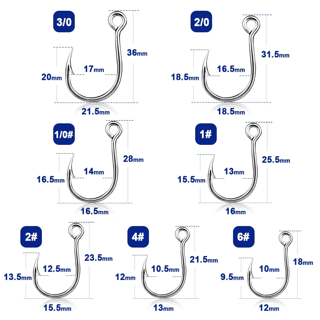 Anzuelos jig head 9KM con púas – Ojo grande para vinilos - imagen 3