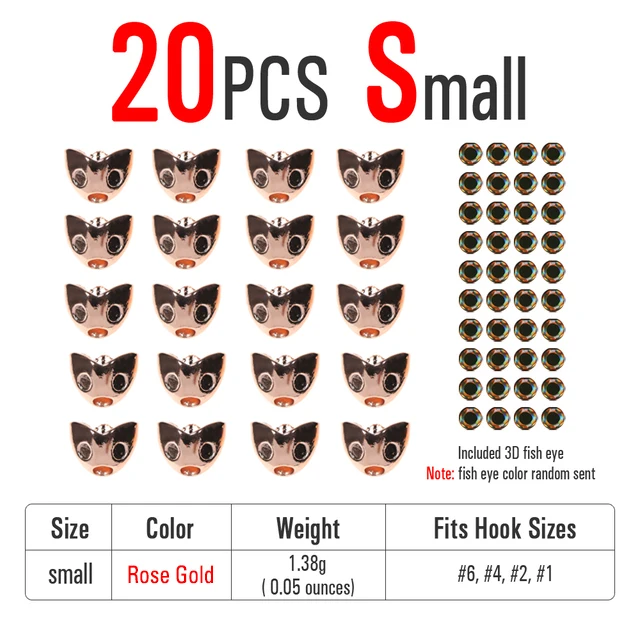 20pcs Small Golden