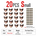 20pcs Small Golden