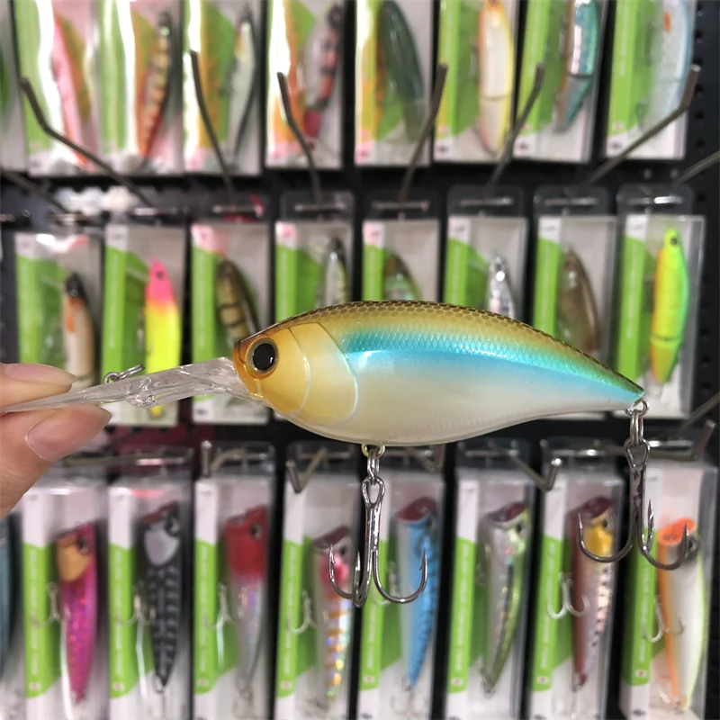 LURETV Dulle Deep Dive Flotador graso Mino 120F Bass Booby Boca Luria Cebo falso Rock japonés Pequeño gordito 9034 - imagen 5