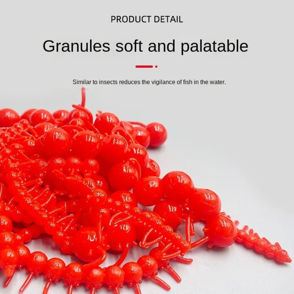 500/300/100 granos 4mm 10mm cebo de gelatina de pesca Bola de burbuja cuentas de sabor de pesca de carpa aparejos de pesca de comida de pescado con caja - imagen 2