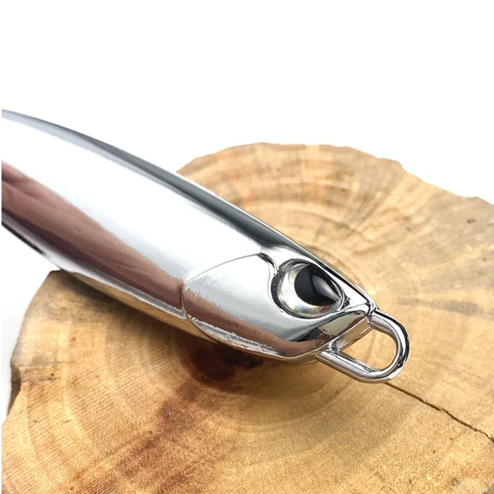 4 Uds 10/15/20/30/40g plantilla de Metal fundido señuelo de pesca Trolling cebo duro Señuelos de pesca para lubina trucha y peces de agua salada - imagen 2