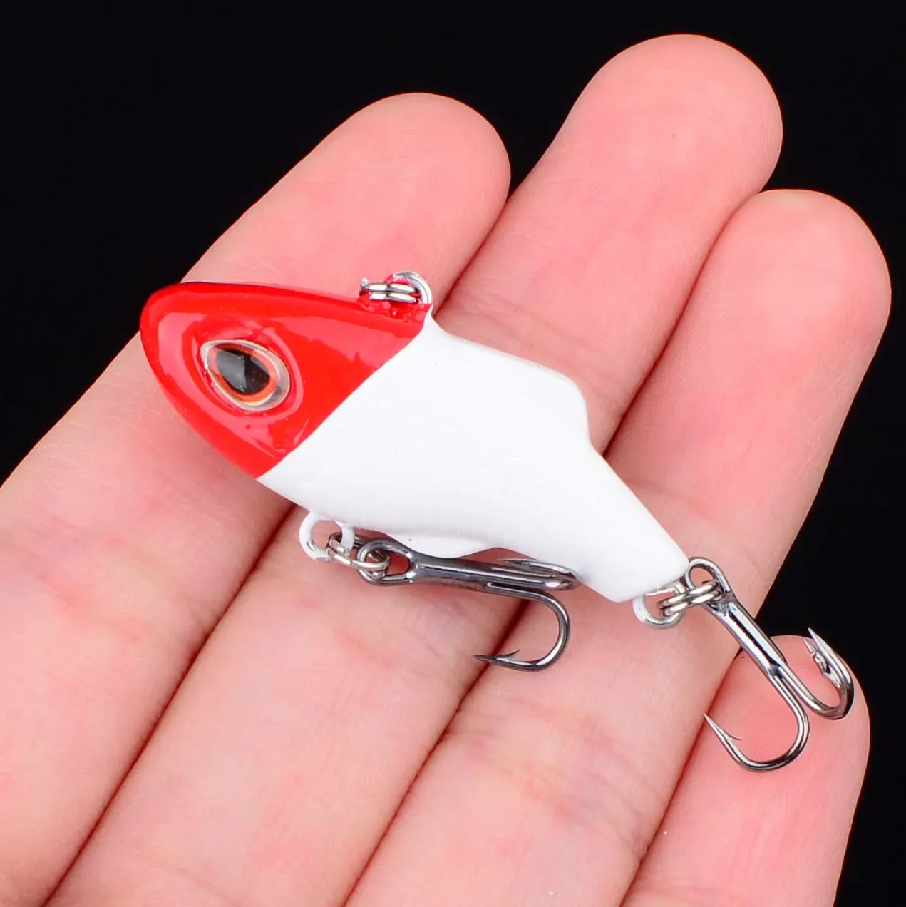 Señuelo de Pesca VIB Wobbler, cebo duro Artificial con vibración, anzuelos triples, Lucio, Pesca, aparejos de Pesca en hielo para invierno, 1 ud. - imagen 5