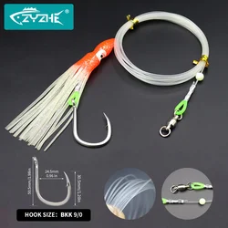 ZYZHE Línea Leader con anzuelo JIG Assist Hook – Alta resistencia