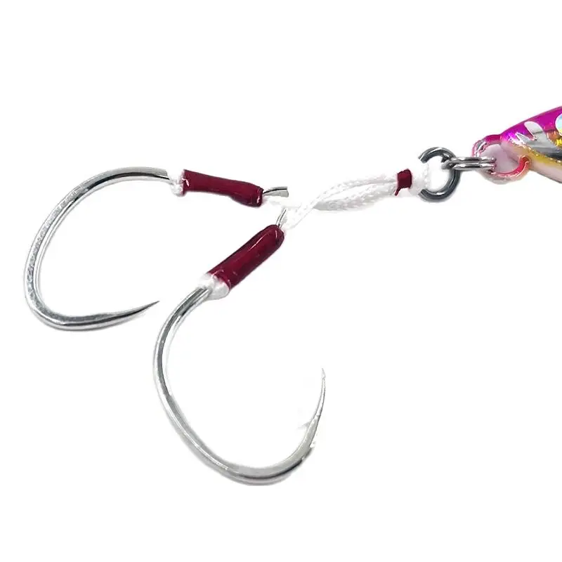 Plantilla de Metal lento, 40g, 60g, 80g, 100g, 120g, 150g, cebo Artificial para peces, cebo luminoso con aleta, pesca en roca en alta mar - imagen 4