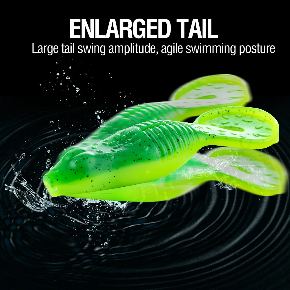 STBT 5 uds. Señuelos de pesca de fundición de gusano suave acción rodante de muerte 4g 15g cebo Artificial hundimiento Swimbait para pesca de trucha lubina - imagen 3