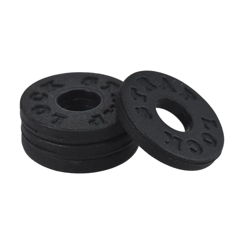 4 Uds. Accesorios profesionales de alta calidad, cerraduras de correa de guitarra, bloques de cinturón de bajo, piezas de guitarra de goma - imagen 2