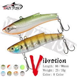 WALK FISH 1 Uds 23g 33g VIB señuelo de pesca con vibración pesca en el mar VIB equipo de pesca de plástico cebo duro biónico bolas de acero holográficas