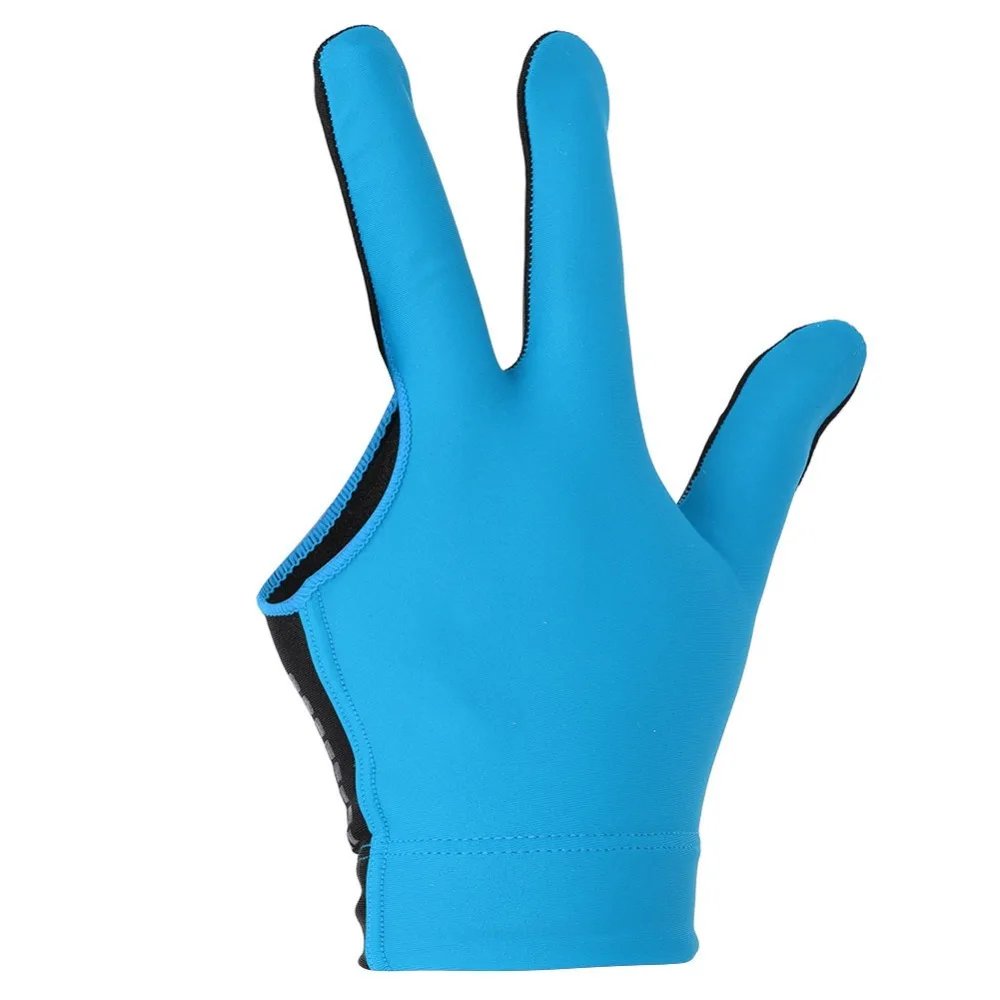 Accesorios de billar guantes de billar de mano izquierda guantes de tacos de nailon antideslizantes guantes de piscina con dedos abiertos antideslizantes