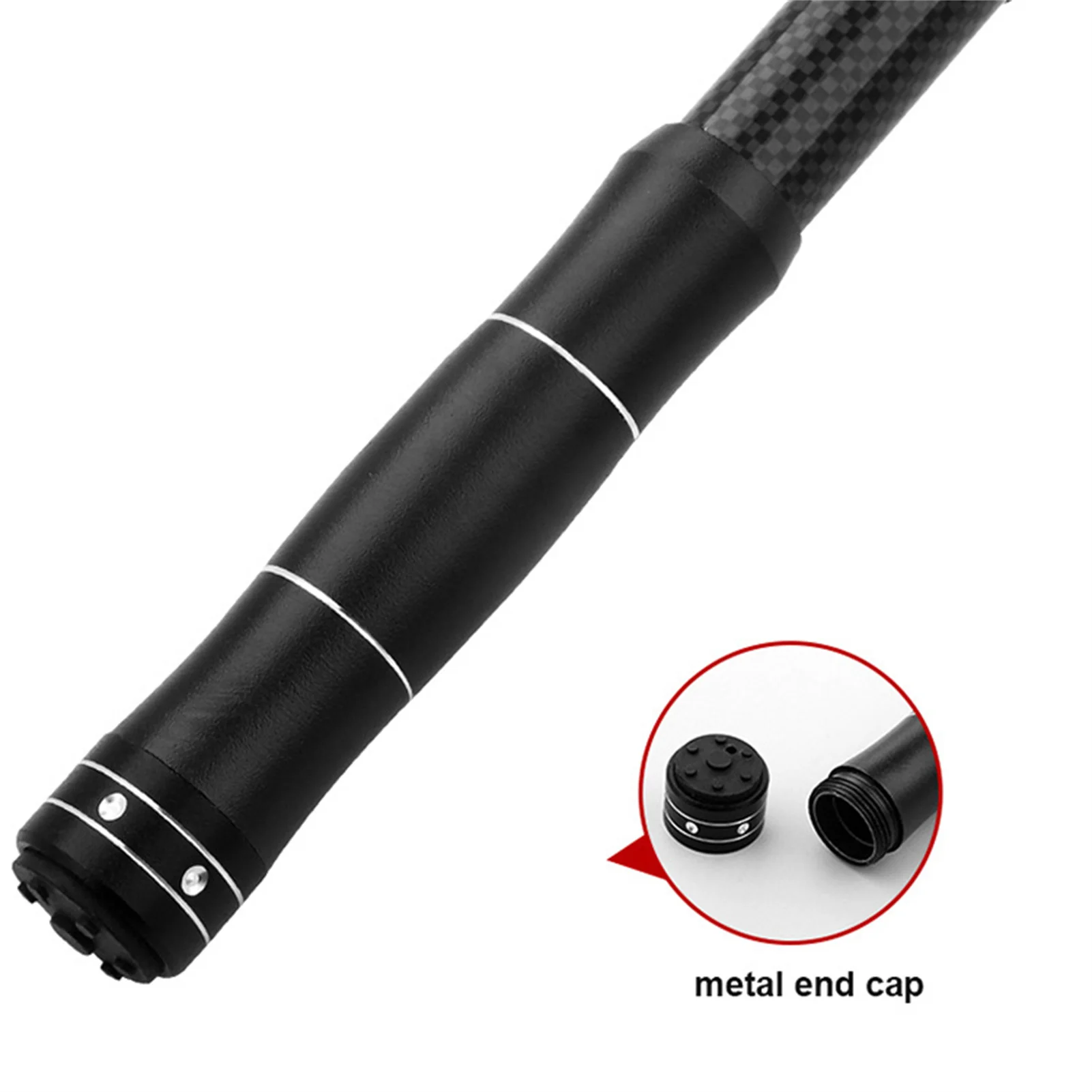 Caña de pescar telescópica portátil, caña de pescar Universal de fibra de carbono Luya de 1,8/2,4/3,0 m para uso en agua dulce y salada - imagen 5