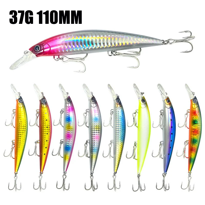 Wobbler Sinking 110mm – Señuelo duro para lubina y atún en mar