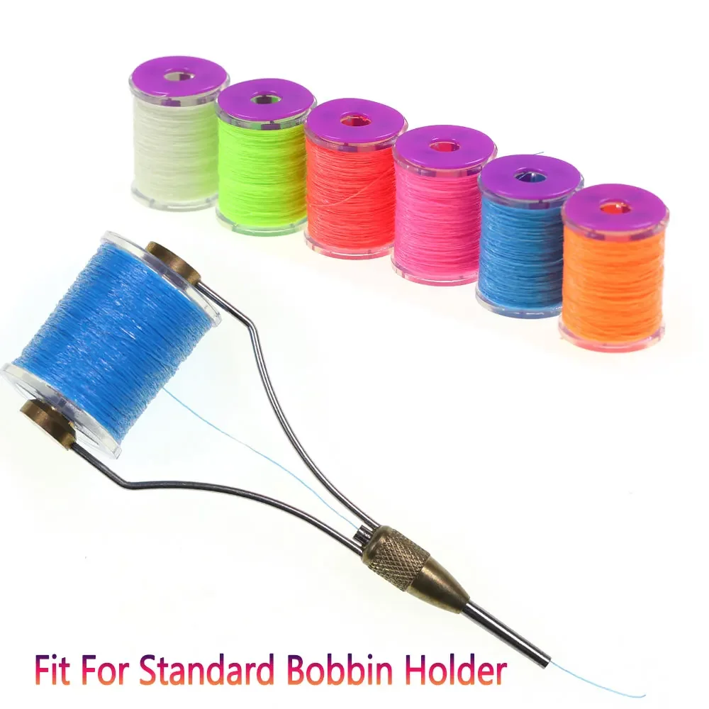 Bimoo, 1 unidad, oropel luminoso de alta luminosidad, Material de atado de moscas para Midge Ninfa Streamer, cabeza, cuerpo, costilla, ala, cola, trucha, Señuelos de Pesca - imagen 5