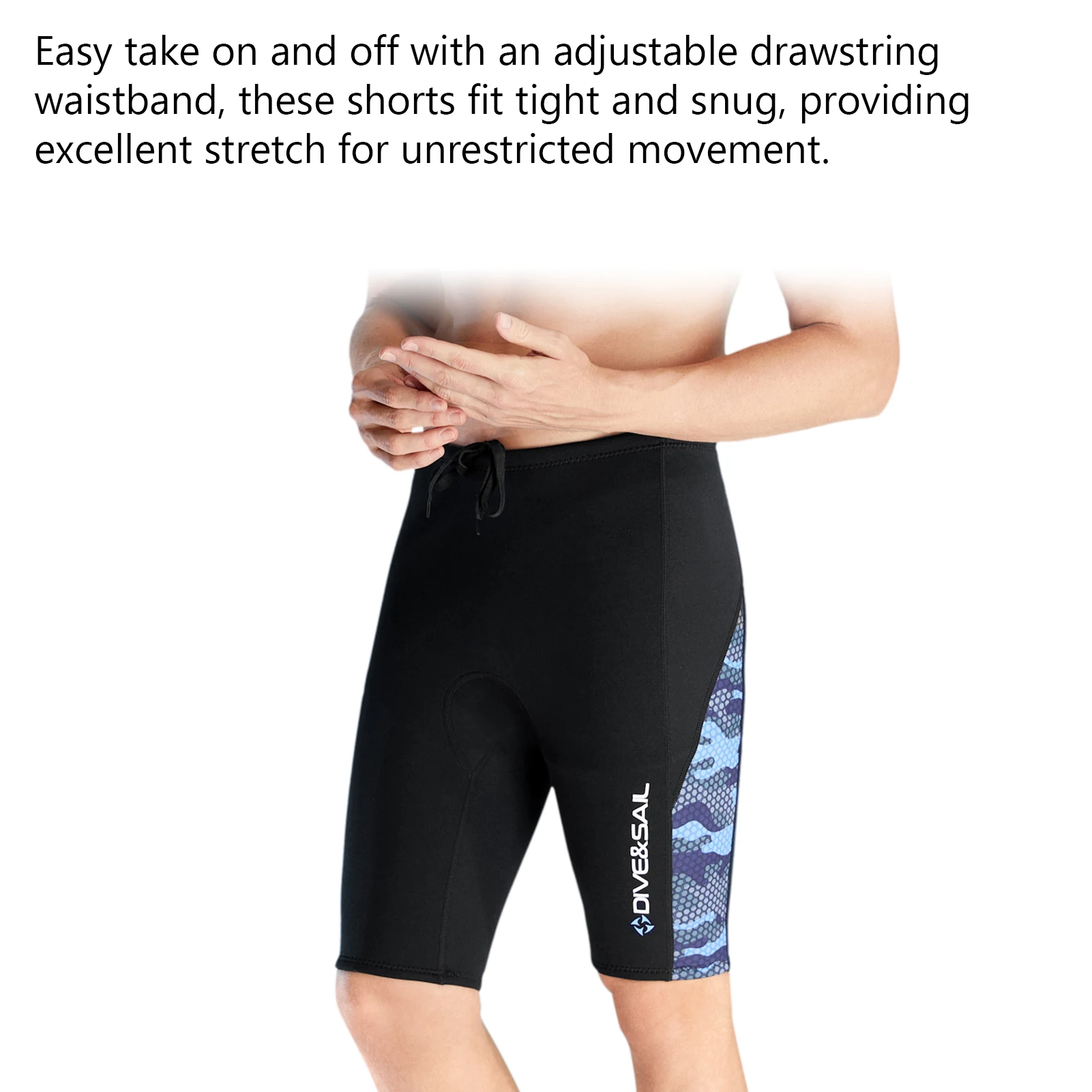 Pantalones cortos de neopreno de 2mm para hombre, pantalones de traje de neopreno térmico para surf, buceo, canoing, kayak - imagen 4