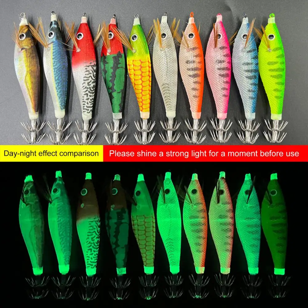 Señuelo de camarón brillante de 10CM/10G, señuelo de pesca simulado con anzuelo de calamar, cebo Artificial biónico, accesorios de pesca de trucha y lubina - imagen 3