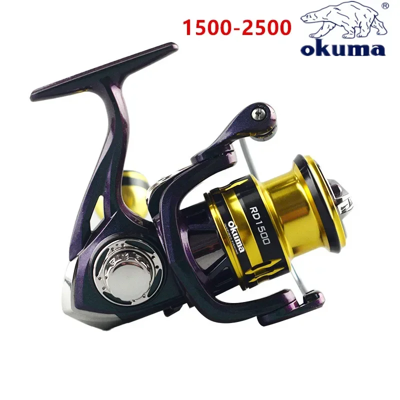 Nuevo Okuma copa de alambre de metal camaleón de alto rendimiento 5,2: 1 carrete de pesca de micro objeto sin costuras 1500-2500 - imagen 3