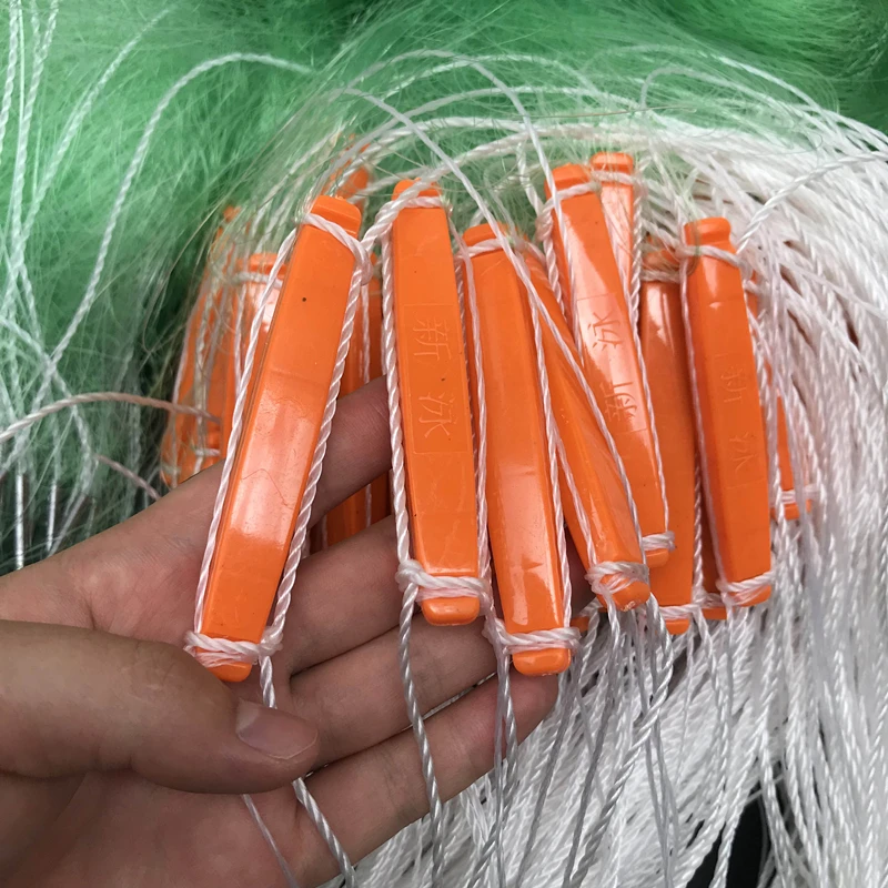 Red de pesca de alta calidad, trampa de Río de 3 capas con red flotante de nailon, longitud de 20M, 1,5 M - imagen 3