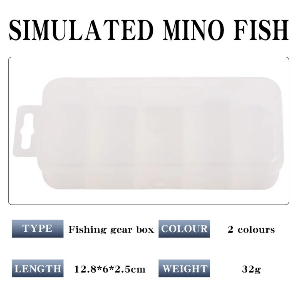 Caja de señuelos de pesca con 5 compartimentos, caja de aparejos de pesca portátil impermeable, caja de almacenamiento de señuelos multifuncional de plástico, herramientas de pesca - imagen 5