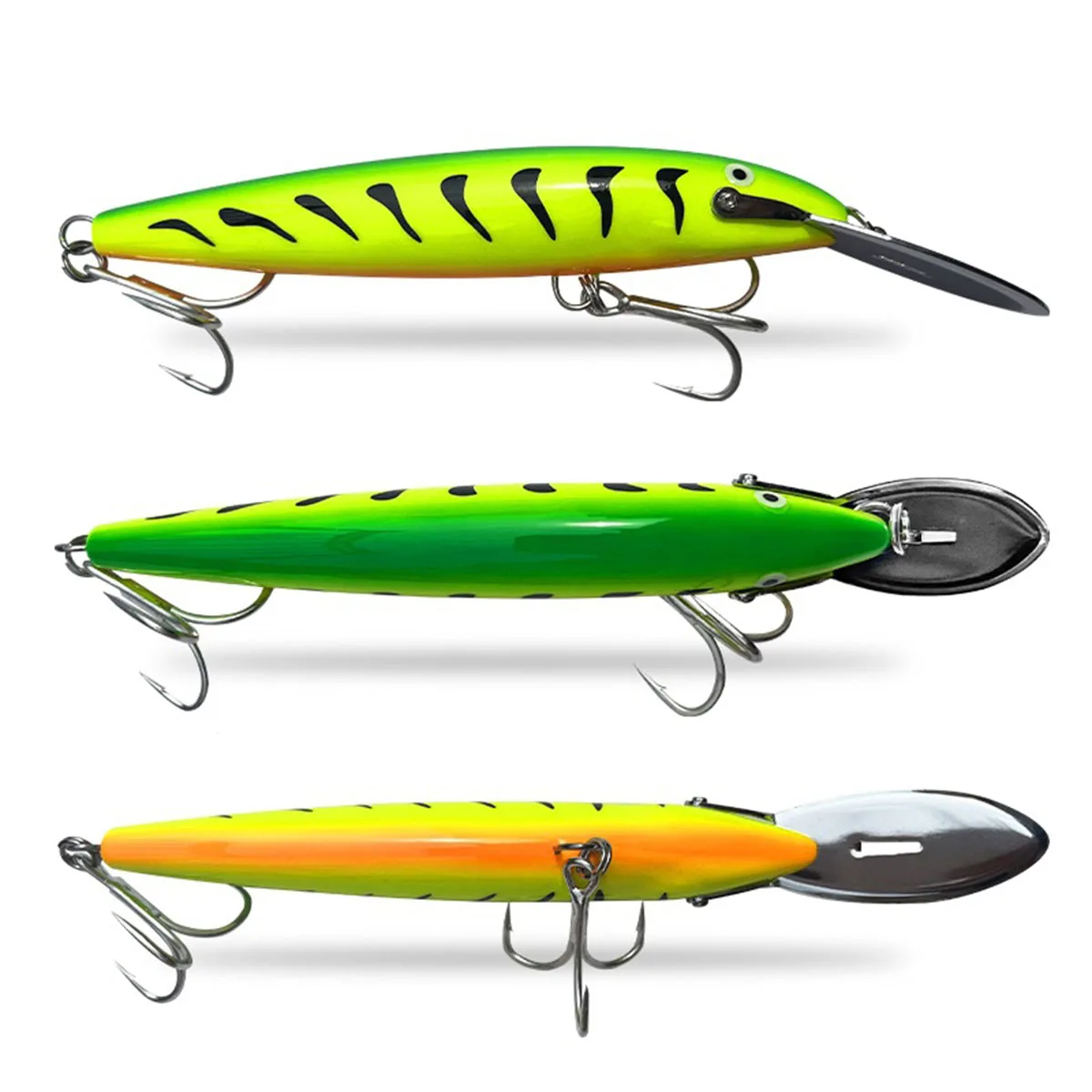 Señuelo de buceo profundo Wahoo atún Marlin Trolling Wobbler 17,5 cm 42,5g Hydro Magnum Minnow cebo barco de agua salada aparejos de pesca - imagen 4