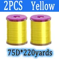 2pcs Yellow 75D