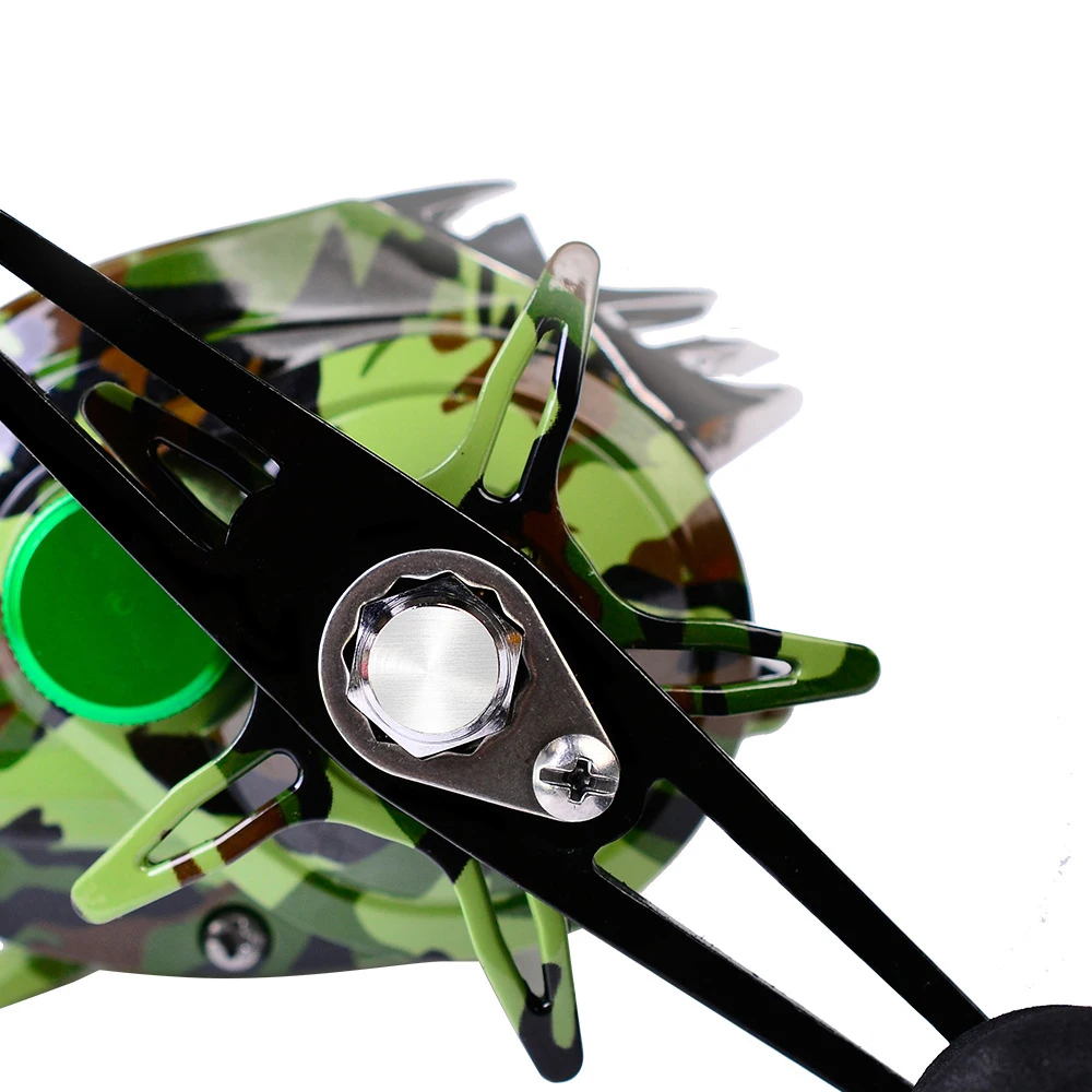 PROBEROS-carrete de pesca Baitcasting de alta velocidad, rueda de freno magnético de Metal súper, 10KG/22lb, 18 + 1BB, 7,2: 1 - imagen 4