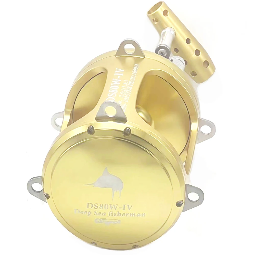 Carrete de pesca profesional para barco de mar, Jigging lento de arrastre máximo, bobina de batería, tambores de curricán, 80W, 50W, 30kg máximo, nuevo, 2024 - imagen 3