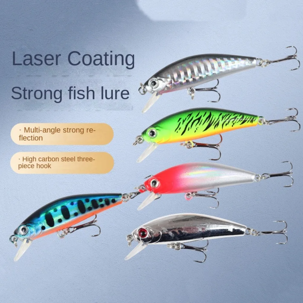 5,5 cm 6,5g plantilla de pesca señuelo profesional Multicolor Metal VIB cebo duro Minnow señuelos pesca - imagen 3
