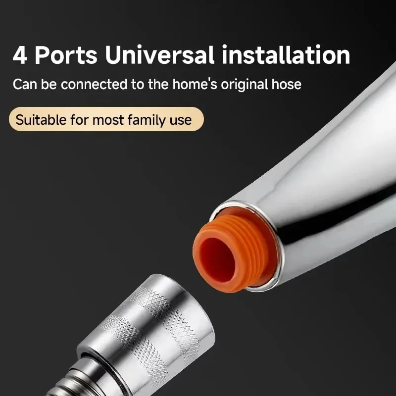 Cabezales de ducha con 300 salidas de agua finas, accesorios de baño de fuerte refuerzo, artículos de ducha, duchas completas portátiles - imagen 5