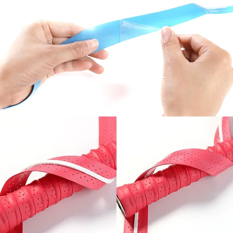 Cinta de agarre deportiva antideslizante, Overgrips de tenis, banda para el sudor, empuñaduras para raqueta de bádminton, banda para el sudor, cañas de pescar porosas, banda OverGrip - imagen 4