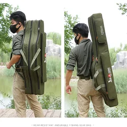 Bolsa de vientre para pesca – Impermeable, gran capacidad para equipo y cañas