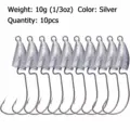 10pcs 10g silver