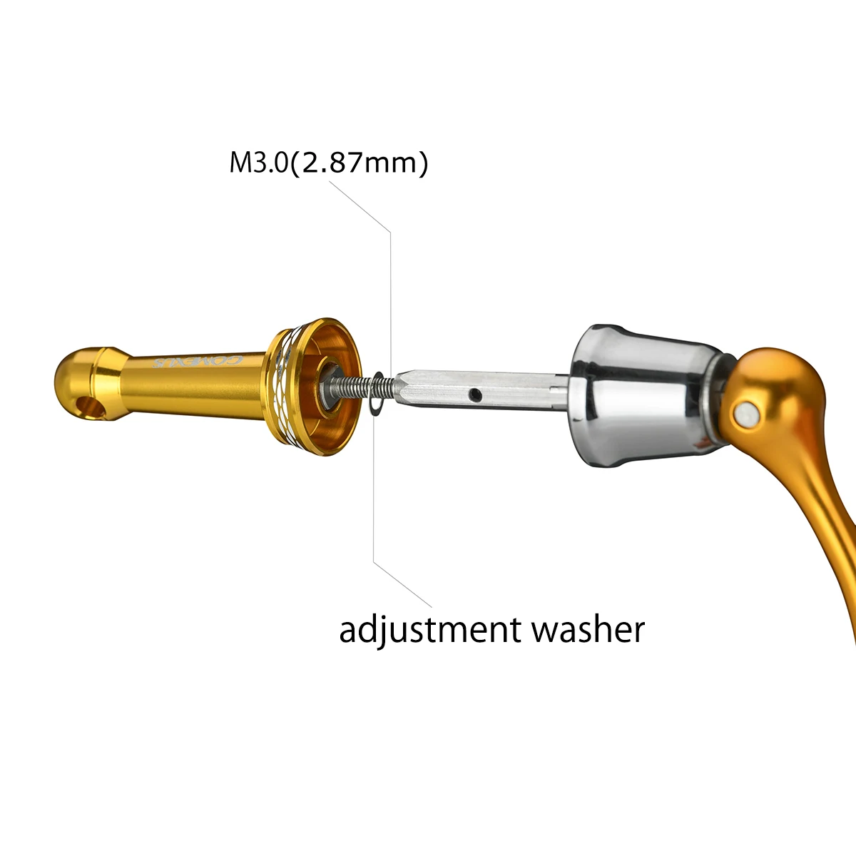 Gomexus Soporte Antirayaduras de Carrete R3 para Shimano Sienna Nasci Daiwa Revros Ninja Lock Type Spinning Reel Stand Metal 42mm porta carretes pesca soporte cañas de pescar material de pesca reel stand - imagen 5