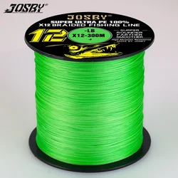 JOSBY X12 - Línea multifilamento 300m 12 hebras para carpa