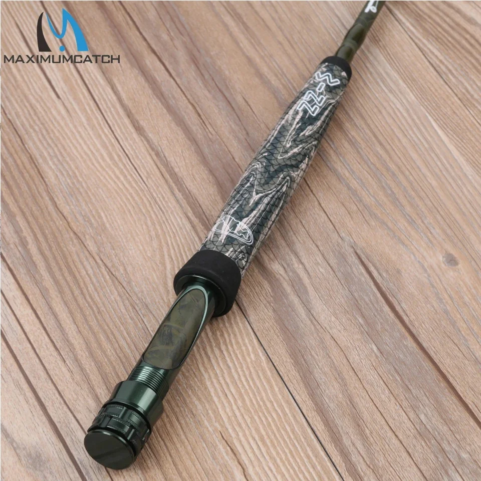 Maximumcatch caña de pescar con mosca de viaje IM10/36T SK, fibra de carbono, acción rápida, 9 pies, 5WT, 4 secciones, tubo de caña Extra duro - imagen 5