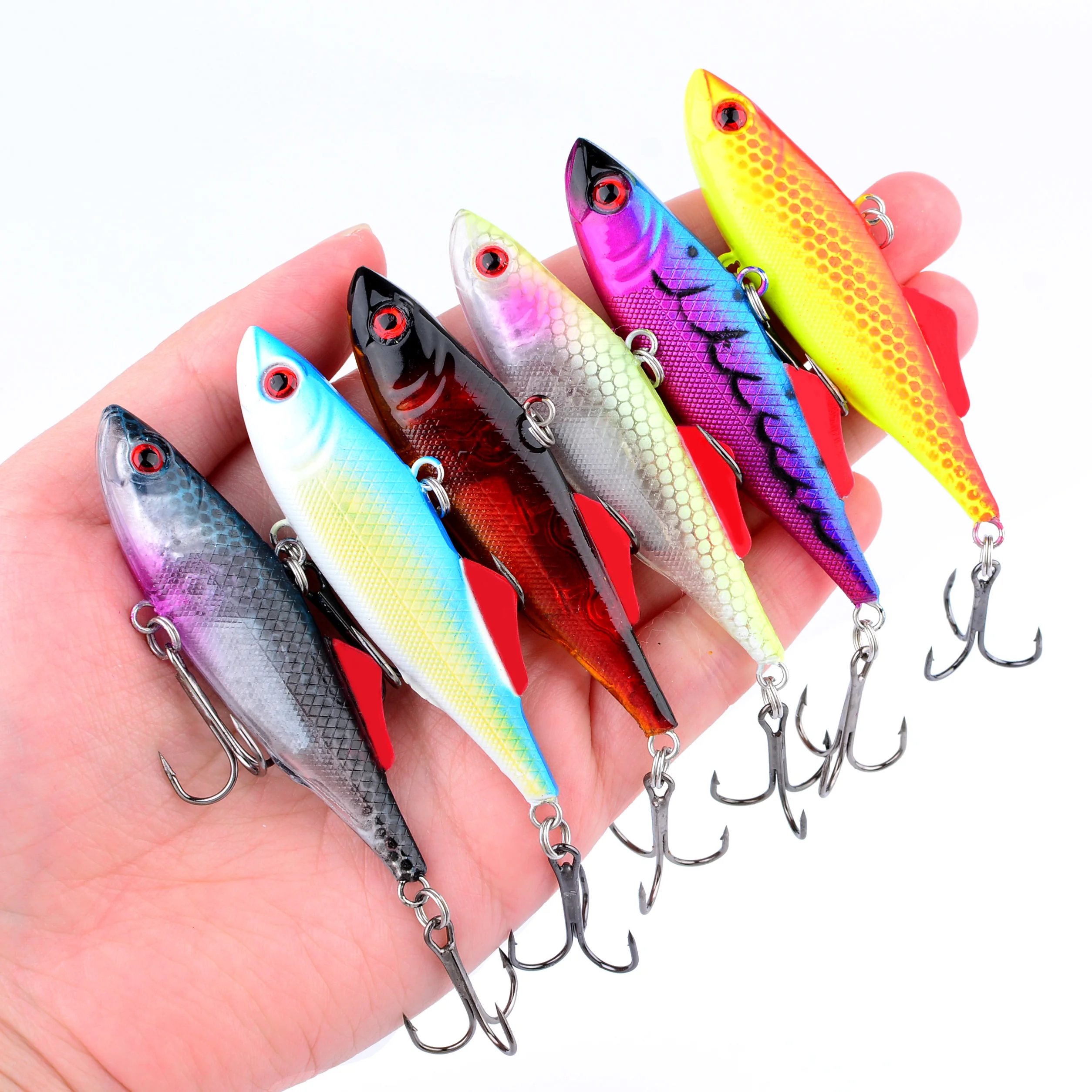 Señuelo de pesca hundido con vibración Vib, señuelo de Metal para curricán, cebo duro Crankbait, pesca de invierno, Lucio, 1 ud. - imagen 4