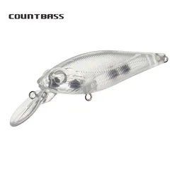 Countbass Señuelos Duros Blancos Pececillo Hundido Wobblers Sin Pintar