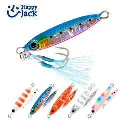 HAPPYJACK Shore Casting Jigging cuchara Micro Jig 3g 5g 7g 10g 15g mini señuelo de pesca jig barato señuelo cebo Artificial aparejos