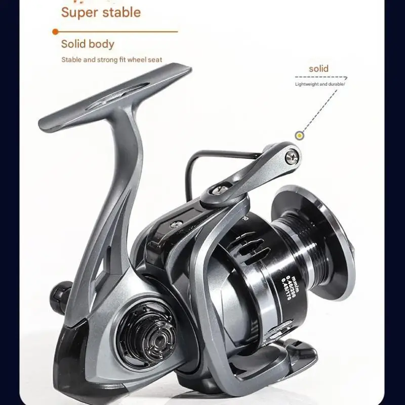 Carrete giratorio Mavllos ME 2 + 1 rodamientos, carrete de pesca giratorio de arrastre máximo de 15kg a prueba de agua salada, intercambiable para mano izquierda/derecha - imagen 3