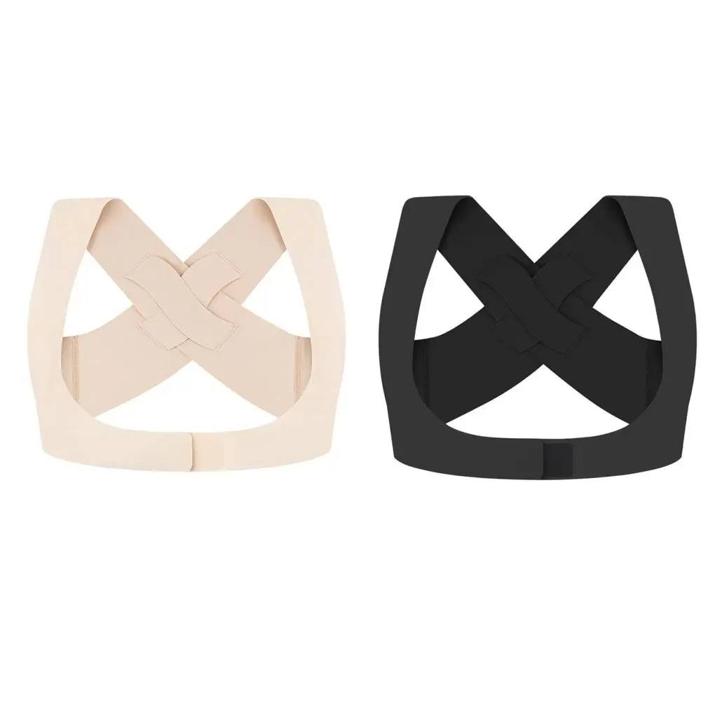 Corrector de postura con correas ajustables para espalda, cómodo, alisador de hombros de alta elasticidad, moldeador de espalda suave - imagen 3