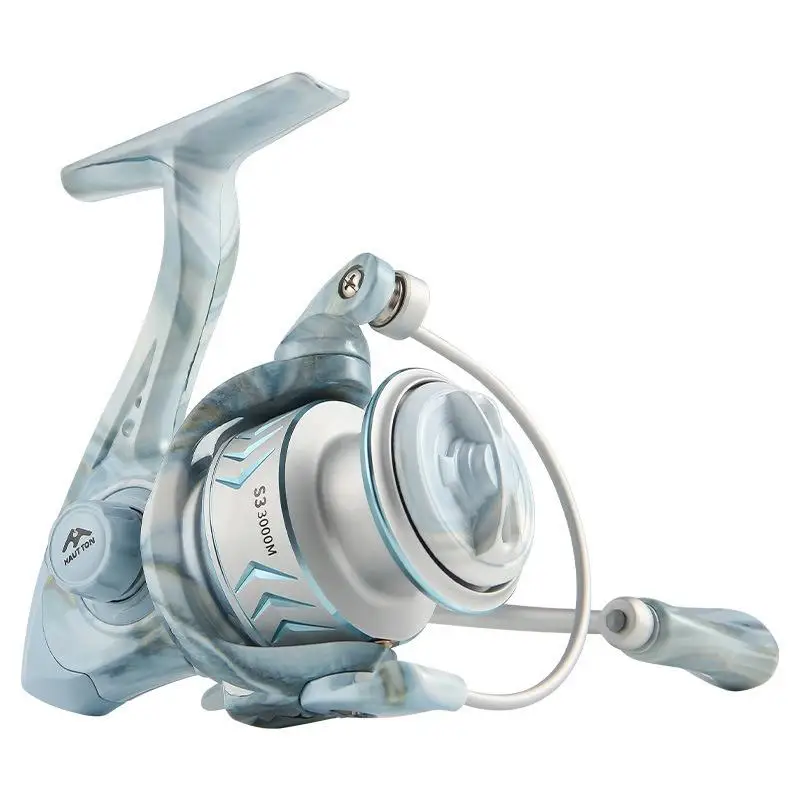 Carrete de pesca giratorio Mavllos FLASH, potencia de arrastre, relación de velocidad de 10KG, 5,2: 1, carrete de aluminio ligero, carrete de pesca de lubina y carpa - imagen 2